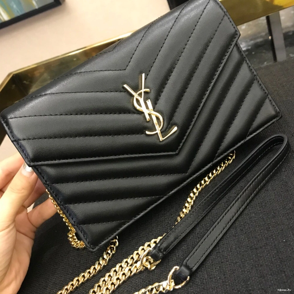 CASSANDRE MATELASSÉ WALLET YSL CHAIN 0711